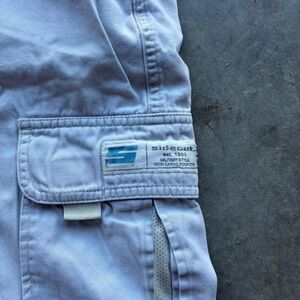 Vintage baggy sideout cargo military type gear shorts with an amazing fit 30